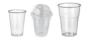Becher aus Bio-Kunststoff (PLA)