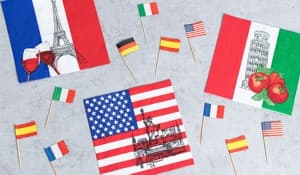 Länder-Deko, Flaggen & Zubehör