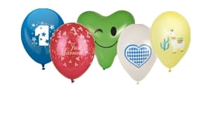Luftballons mit Motiv