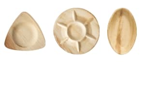 Teller aus Palmblatt