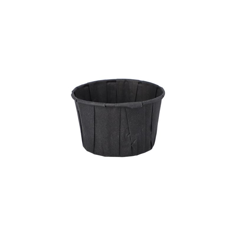 Dressingbecher aus Papier 110 ml Ø 7 cm · 4,2 cm schwarz - Bild 1