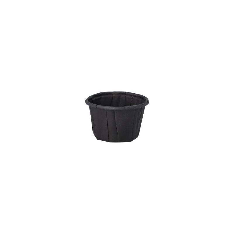 Dressingbecher aus Papier 25 ml Ø 4,4 cm · 2,8 cm schwarz - Bild 1