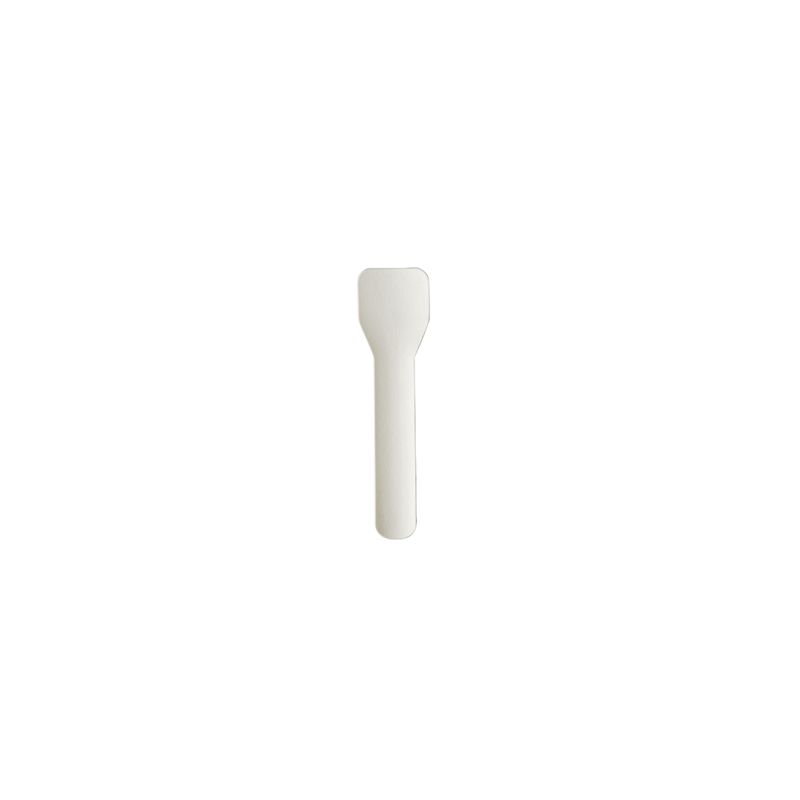 Eislöffel aus Papier "pure" 9,5 cm weiss - Bild 1 Eislöffel aus Papier "pure" 9,5 cm weiss - Bild 1