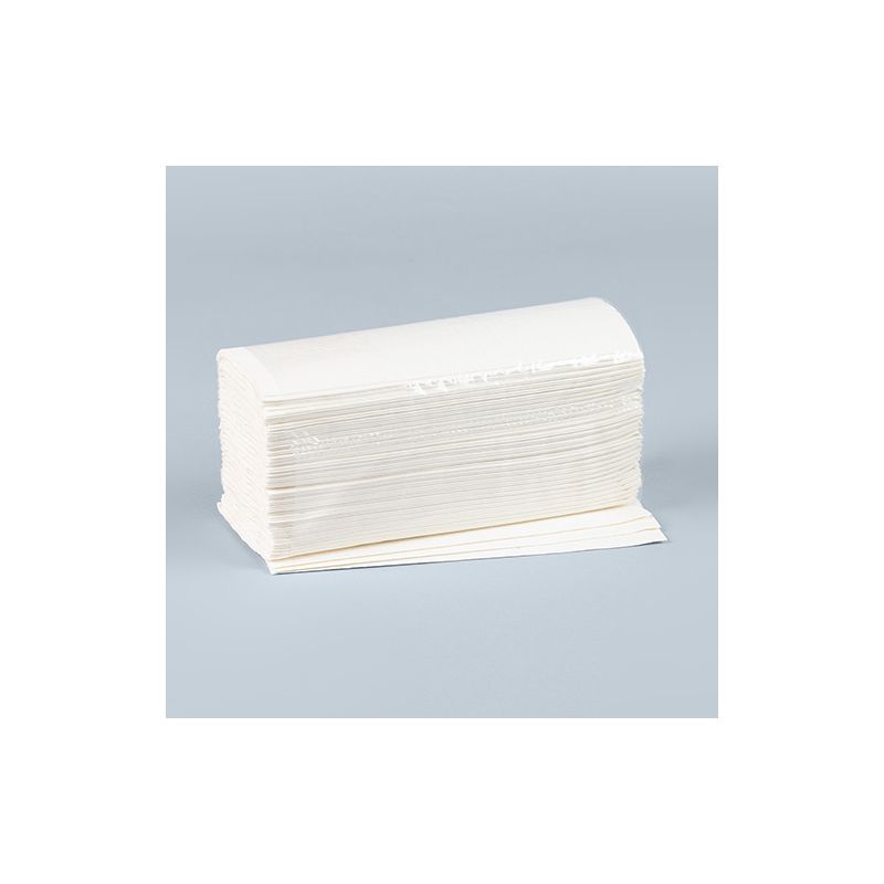 Handtuchpapier, C-Falz, 1-lagig, 50 x 25 cm, hochweiss - Bild 1 Handtuchpapier, C-Falz, 1-lagig, 50 x 25 cm, hochweiss - Bild 1