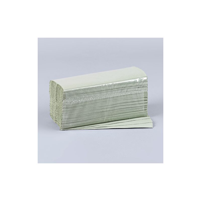 Handtuchpapier C-Falz 25 x 33 cm grün 1-lagig (20 x 180) - Bild 1 Handtuchpapier C-Falz 25 x 33 cm grün 1-lagig (20 x 180) - Bild 1