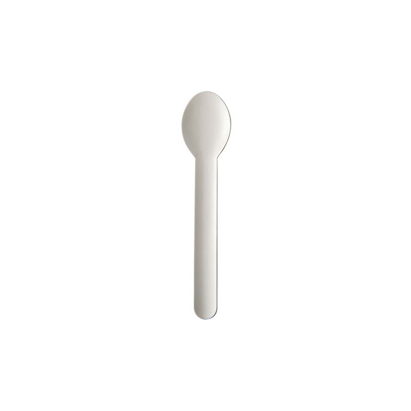 Löffel aus Papier "pure" 15,5 cm weiss - Bild 1 Löffel aus Papier "pure" 15,5 cm weiss - Bild 1