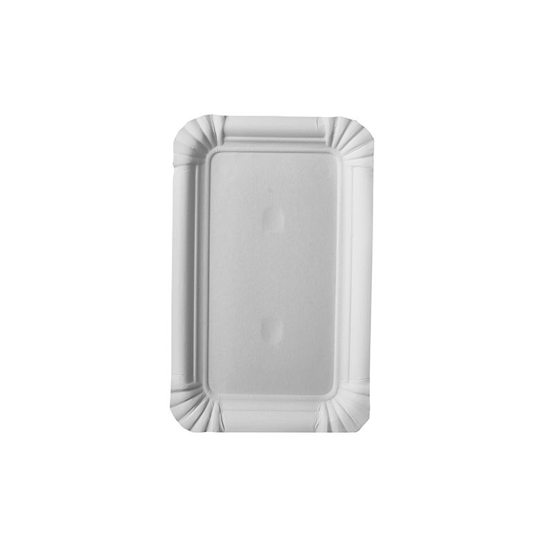 Pappteller eckig "pure", 10 x 16 cm  - Bild 1
