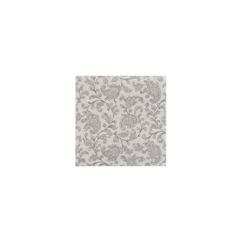 Servietten, grau "ROYAL Collection" 1/4-Falz 25 x 25 cm "Ornaments" - Bild 1