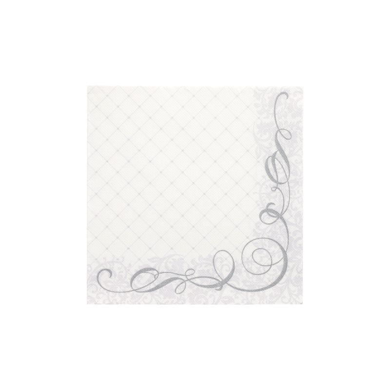Servietten, silber "ROYAL Collection" 1/4-Falz 40 x 40 cm "Megan" - Bild 1 Servietten, silber "ROYAL Collection" 1/4-Falz 40 x 40 cm "Megan" - Bild 1