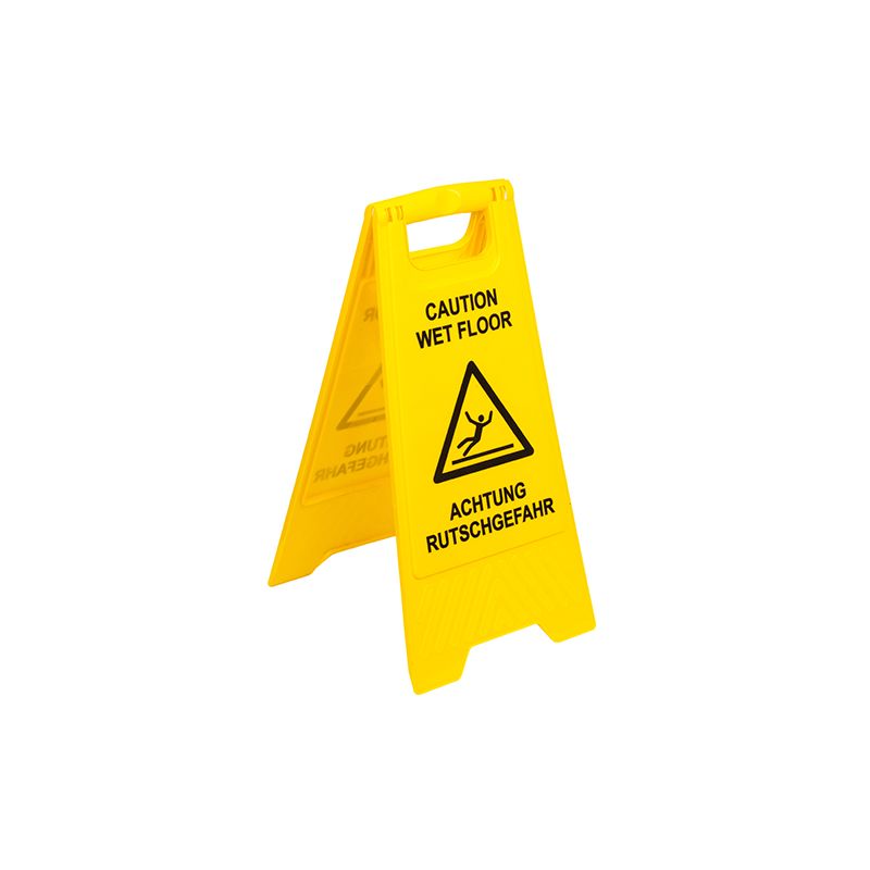 Warnschild "Achtung Rutschgefahr" 62 x 30,5 cm gelb - Bild 1