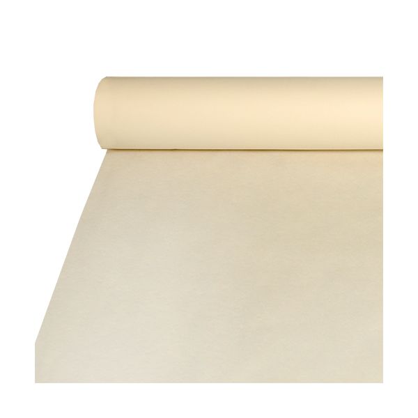 Airlaid Tischdecke, stoffähnlich, 20 x 1,2 m creme - Bild 1