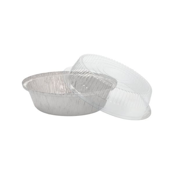 Aluschalen + Dom-Deckel rund 770 ml Ø 18,2 cm · 8 cm - Bild 1