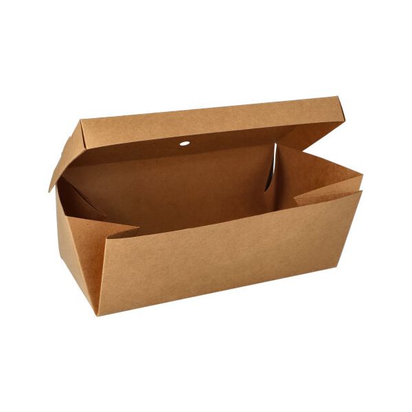 Baguetteboxen, Pappe "pure" 10 x 13 x 25 cm faltbar, groß - Bild 1