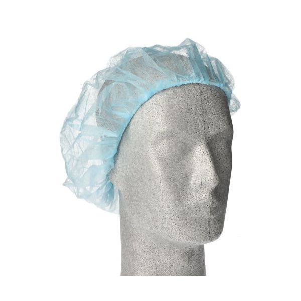 Barett-Hauben, Vlies, Ø 52 cm, blau
 - Bild 1