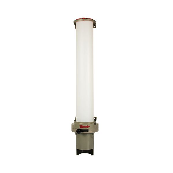 Becherspender, PS 67 x 13 x 15,5 cm grau für 100 Becher mit oberem Ø 7,03 cm - Bild 1