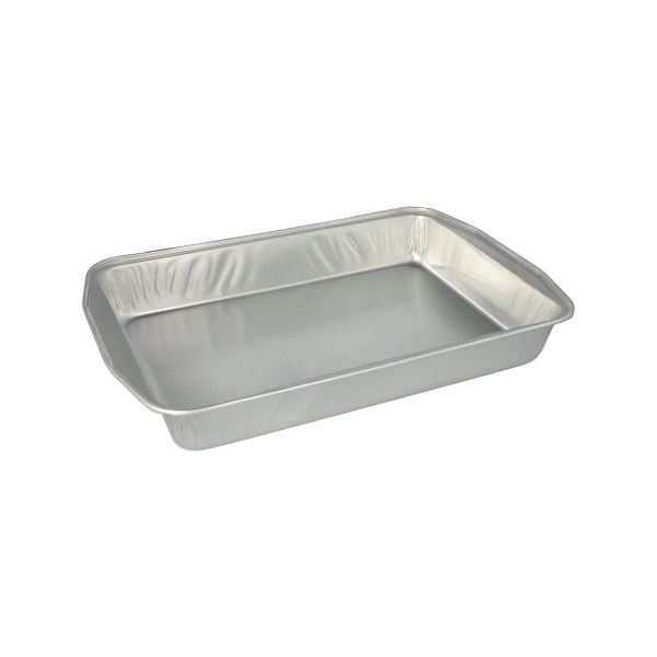 Bratschalen, Alu eckig 3,15 l; 5 x 25 x 36,6 cm, silber - Bild 1