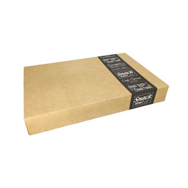 Catering-Kartons "pure" eckig 8 x 37,6 x 55,7 cm "Good Food" groß - Bild 1