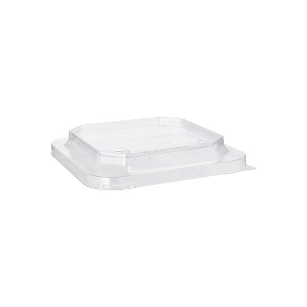 Deckel für Lunchboxen PET eckig 16,2 x 16,2 cm transparent - Bild 1