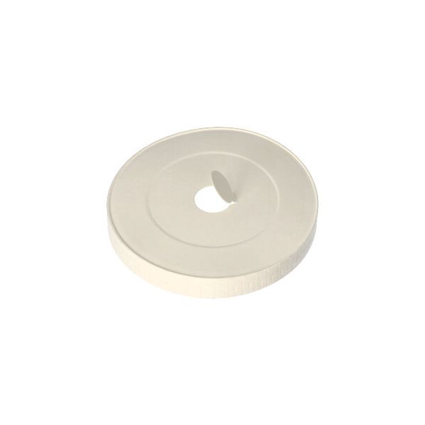 Deckel für Trinkbecher, Pappe "pure" rund Ø 8 cm weiss - Bild 1