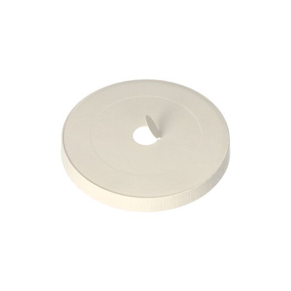 Deckel für Trinkbecher, Pappe "pure" rund Ø 9 cm weiss - Bild 1