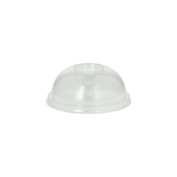 Dom-Deckel, PLA "pure" rund Ø 9,5 cm · 4,5 cm glasklar ohne Lochung - Bild 1