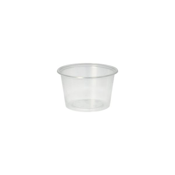 Dressingbecher, PP rund 100 ml Ø 7,1 cm · 4,3 cm transparent - Bild 1