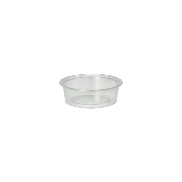 Dressingbecher, PP rund 50 ml Ø 7,1 cm · 2,4 cm transparent - Bild 1