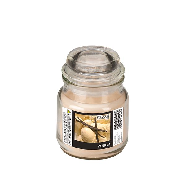 Duftkerzen im Glas, Vanilla, Ø 63 mm · 85 mm, "Flavour" - Bild 1