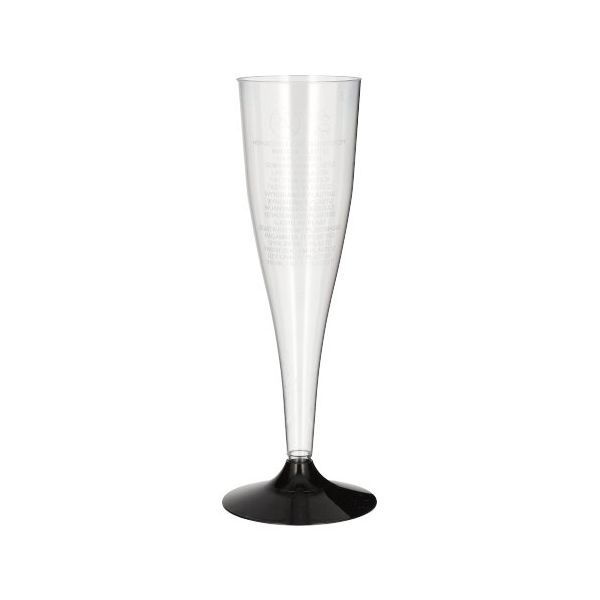 Einweg-Sektgläser, 0,1 l, glasklar, PS, Ø 5 cm, 17,5 cm - Bild 1