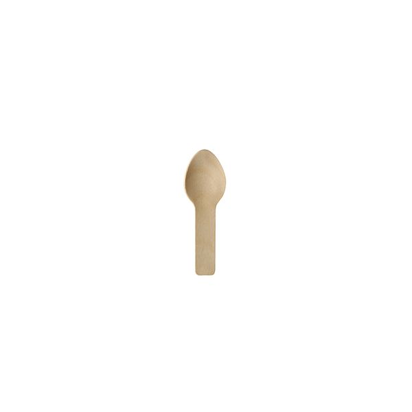 Fingerfood - Löffel aus Holz "pure" 7,6 cm - Bild 1