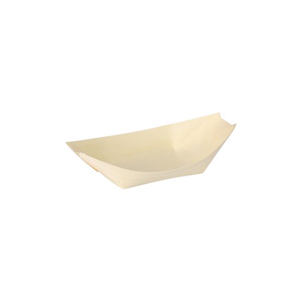Fingerfood-Schalen aus Holz "pure", 14 x 8,2 cm "Schiffchen" - Bild 1