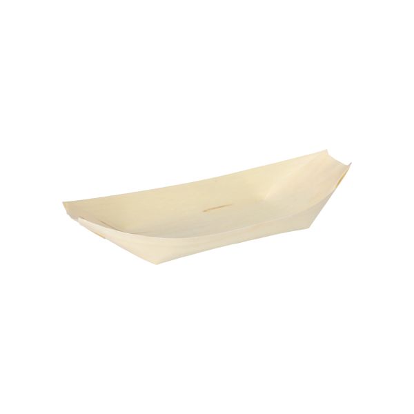 Fingerfood-Schalen aus Holz "pure", 25 x 10 cm "Schiffchen" - Bild 1