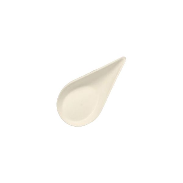 Fingerfood - Teller aus Zuckerrohr "pure" 10,5 x 5,7 cm "Drop" - Bild 1