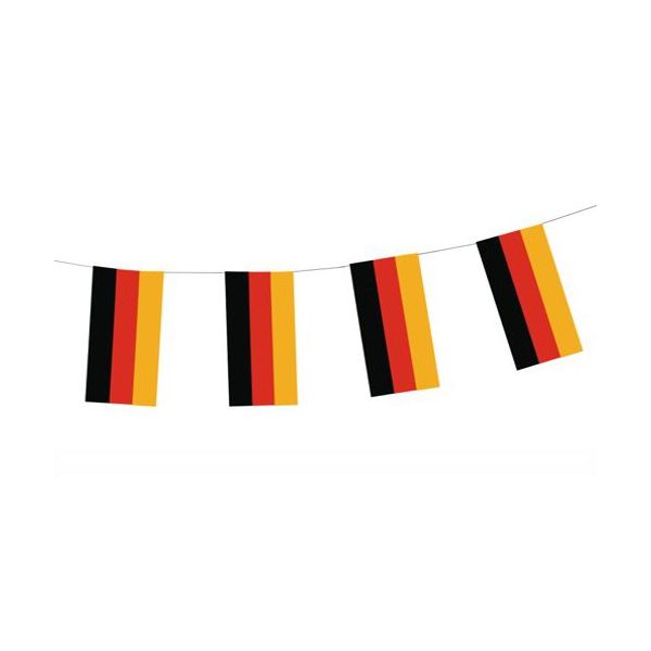 Flaggenkette, Papier 4 m "Deutschland" schwer entflammbar - Bild 1