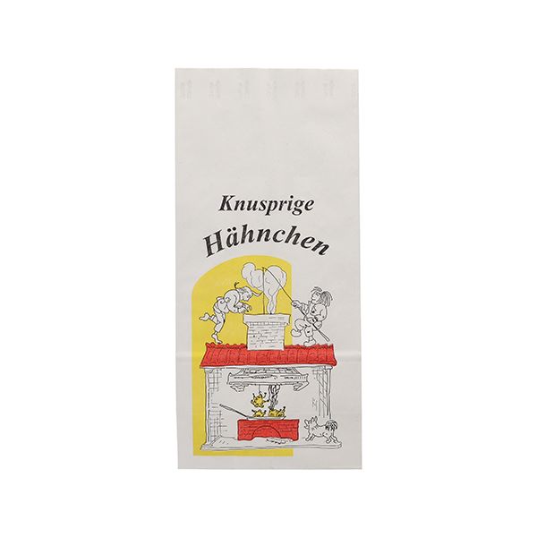 Hähnchenbeutel, Papier mit Alu-Einlage 28 x 13 x 8 cm "Max & Moritz" 1/1 - Bild 1