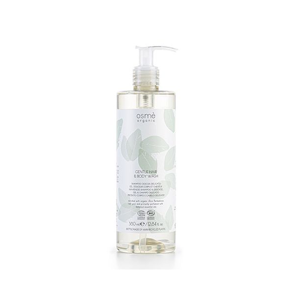Haut&Haarshampoo "Osme" 380 ml transparent im Pumpspender - Bild 1