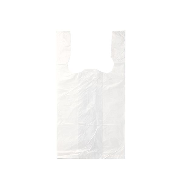 Hemdchen-Tragetaschen, HDPE 50 x 26 x 16 cm weiss - Bild 1