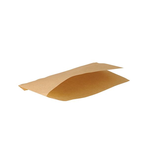 Hot Dog-Tüten "pure" 18 x 9,5 cm braun fettdicht - Bild 1