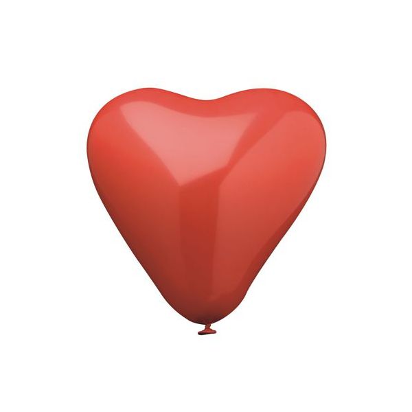 Luftballons, rot Ø 19 cm "Heart" medium - Bild 1