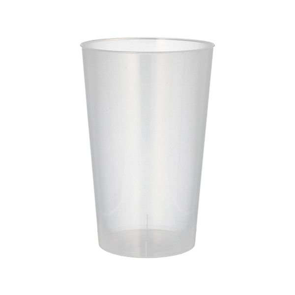 Mehrweg-Plastikbecher PP 0,5 l Ø 9,1 cm · 14 cm unzerbrechlich - Bild 1