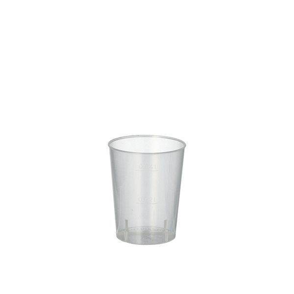 Mehrweg-Schnapsgläser PP 4 cl Ø 4,3 cm · 5,2 cm unzerbrechlich - Bild 1