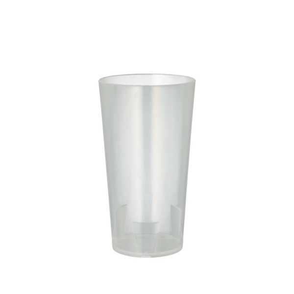 Mehrwegbecher 0,3 l Ø 7 cm · 13 cm transluzent unzerbrechlich - Bild 1