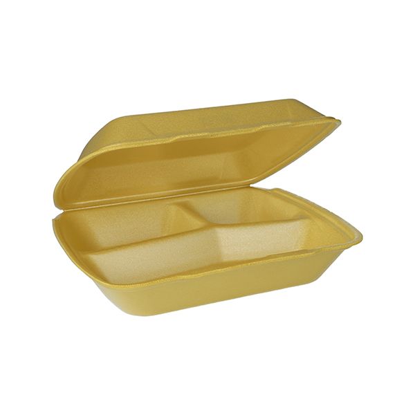 Menüboxen, XPS 3-geteilt 7,5 cm x 24,3 cm x 20,8 cm  - Bild 1