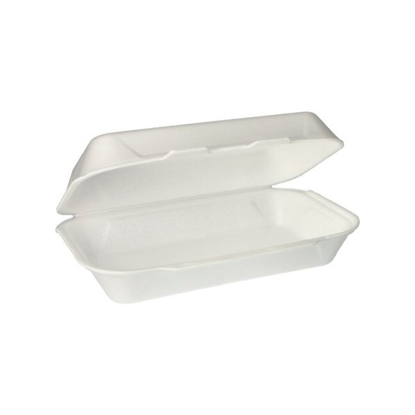 Menüboxen mit Deckel aus XPS, 1800 ml weiss - Bild 1