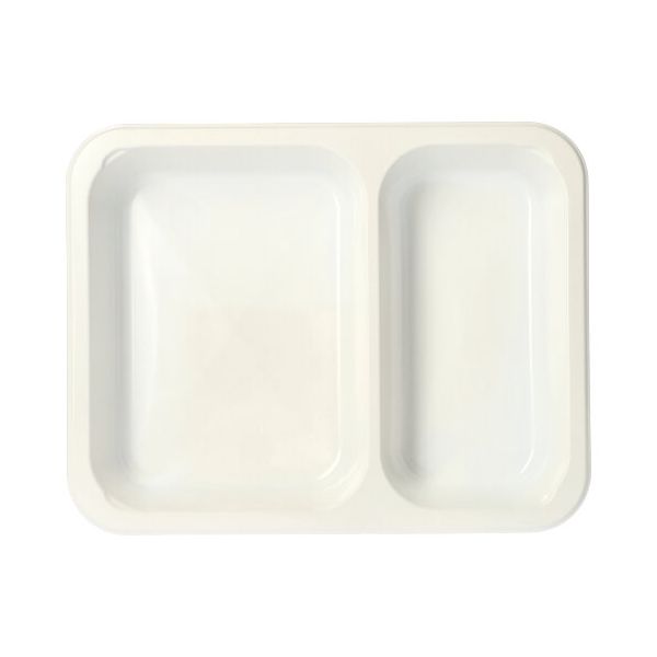 Mikrowellenschalen, PP 2-geteilt 866 ml weiss - Bild 1