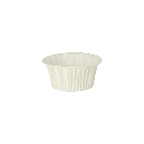 Muffins-Backförmchen Ø 5 cm · 3,5 cm weiss - Bild 1