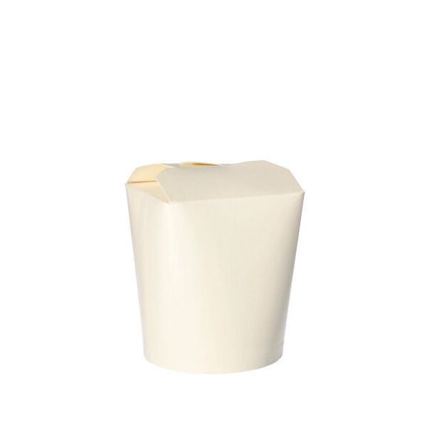 Nudelbox - Asia Box eckig 550 ml 10 x 8,5 x 7,5 cm weiss - Bild 1