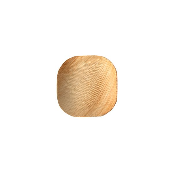 Palmblatt Teller, eckig "pure", 10 x 10 cm - Bild 1