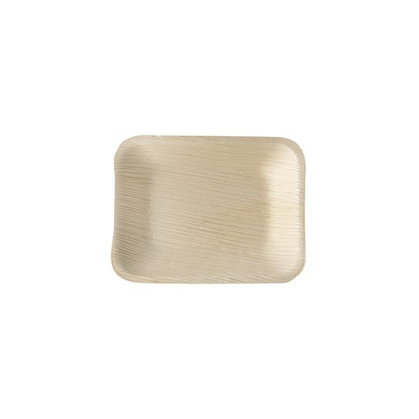 Palmblatt Teller eckig "pure", 16 x 12 cm - Bild 1