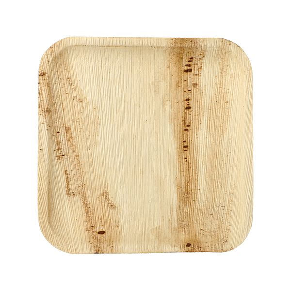 Palmblatt Teller eckig "pure" 25,5 x 25,5 cm - Bild 1